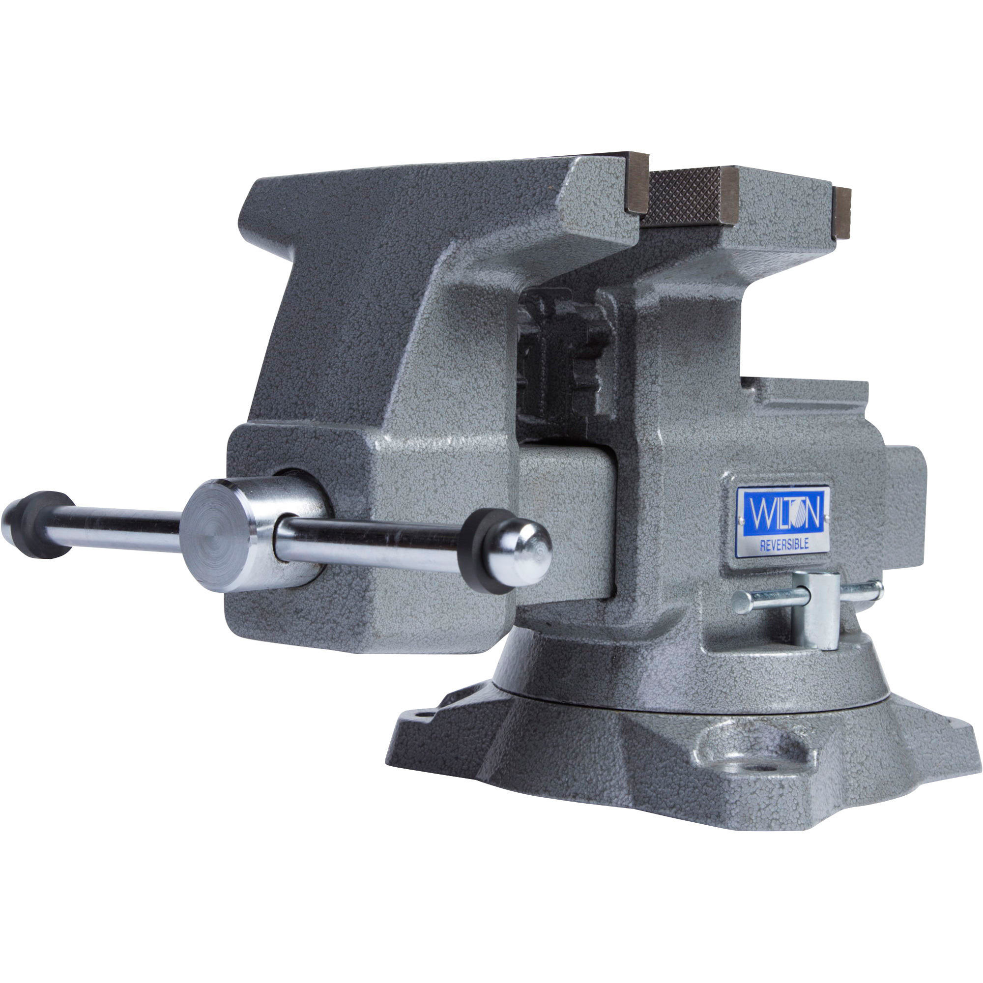 Wilton Reversible Mechanic's Vise with Swivel Base, 6 1/2in. Jaw Width, Model# 4650R